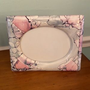 Ceramic picture frame